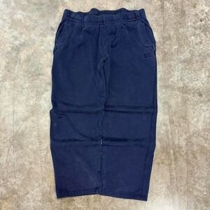 Vintage Y2K Starter Navy Blue Baggy Sweatpants Size M